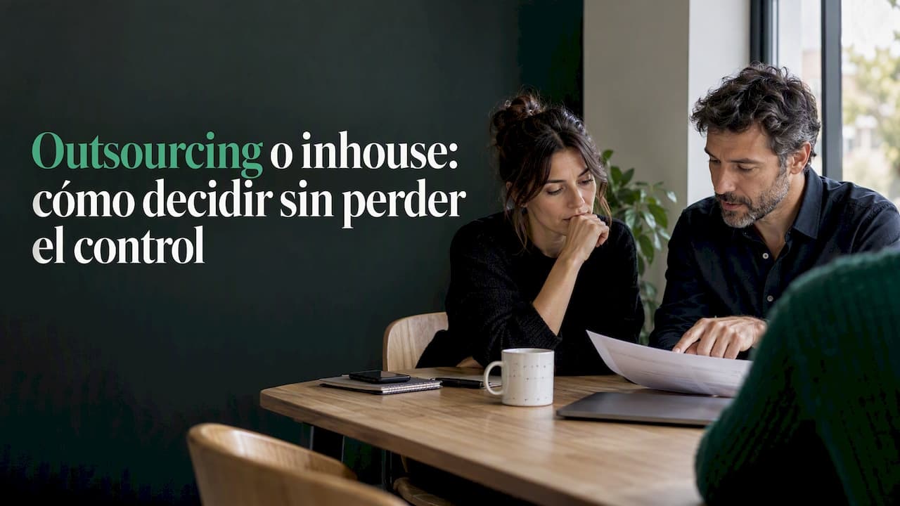 Outsourcing o inhouse: cómo decidir sin perder el control
