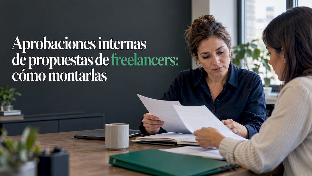 Aprobaciones internas de propuestas de freelancers: cómo montarlas
