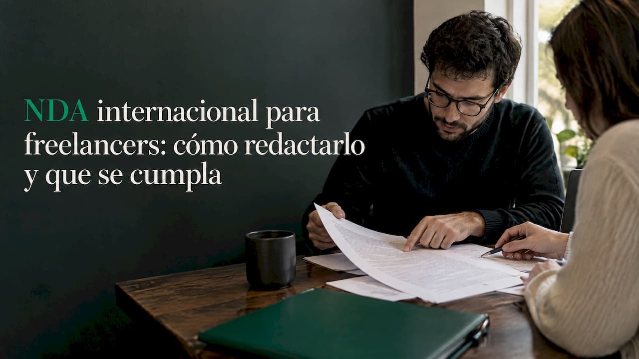 NDA internacional para freelancers: cómo redactarlo y que se cumpla
