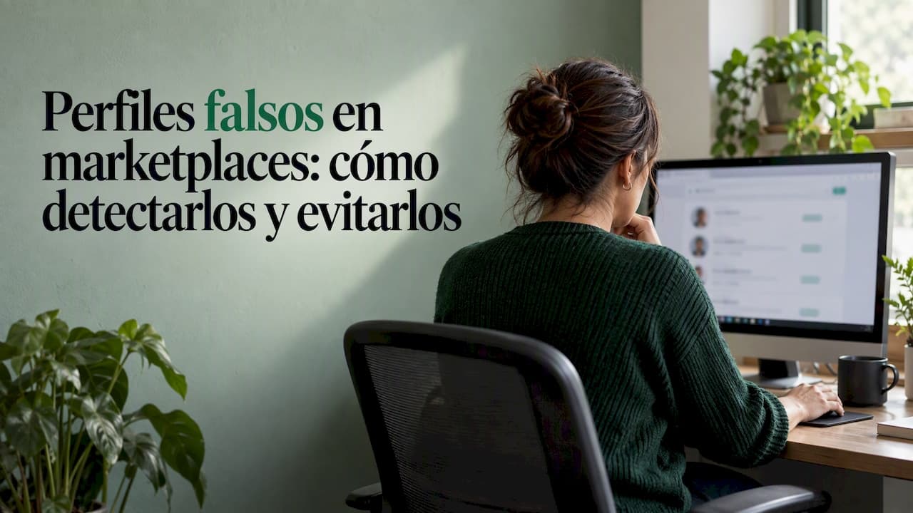 Perfiles falsos en marketplaces: cómo detectarlos y evitarlos