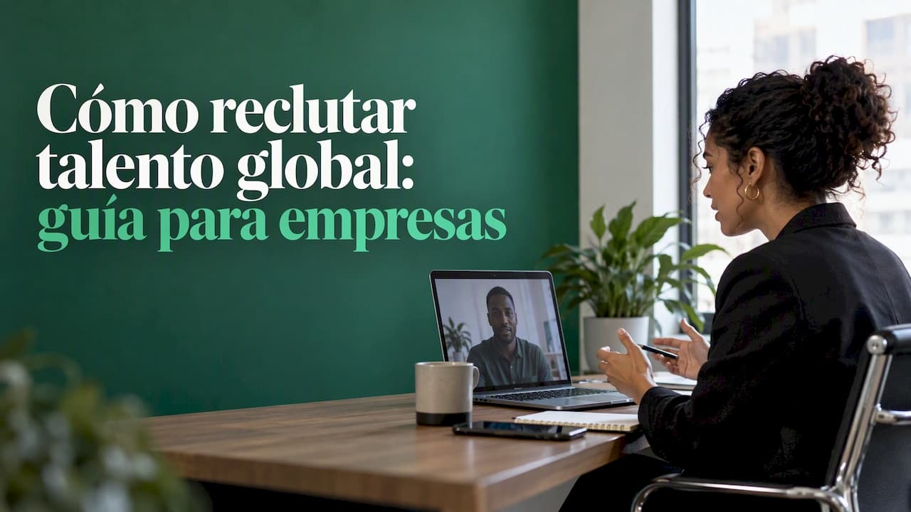 Cómo reclutar talento global: guía para empresas