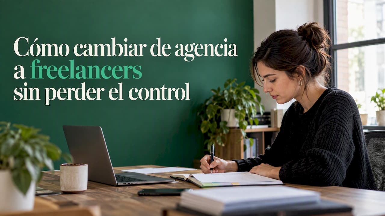 Cómo cambiar de agencia a freelancers sin perder el control